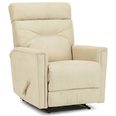 Contemporary Wall Saver Recliner with Track Arms